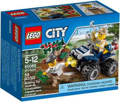 LEGO Set-ATV Patrol 60065-Town / City / Police-60065-1-Creative Brick Builders